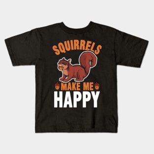 Squirrel Croissant Gift Kids T-Shirt